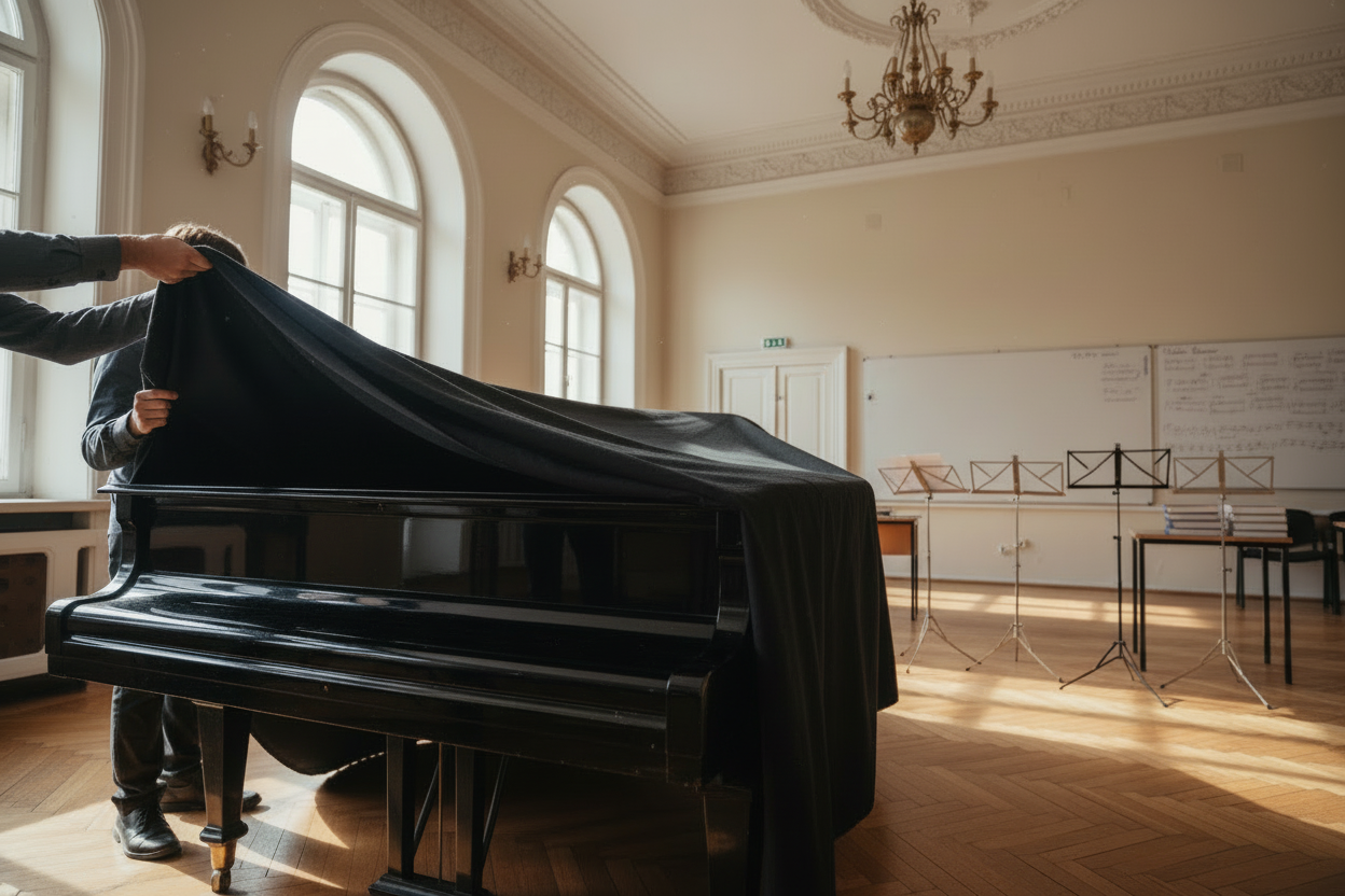 Protéger les pianos dans les conservatoires et écoles de musique